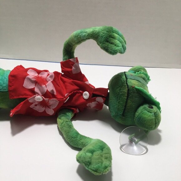 Rango Johnny Depp Green Lizard 12" Plush Toy Figure Suction Cup Hook NWOT RARE - Picture 7 of 12